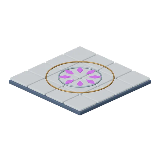 Convergence plaza: rune tile (Moonsteel Convergence: MOBA collection)