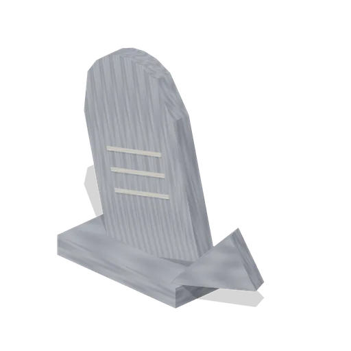 Headstone Broken (Vampire Crypt and Gothic Cathedral)
