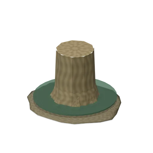 Stump standing in water (Swamp and Mangrove)