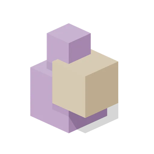 Stacked cubic growth (Alien Planet Plants and Terrain)
