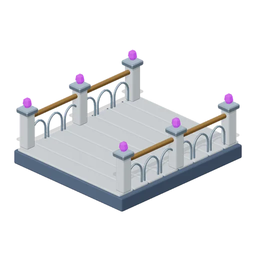 Moonstone bridge: filigree railings (Moonsteel Convergence: MOBA collection)