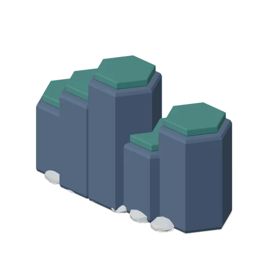 Basalt jungle ridge (Moonsteel Convergence: MOBA collection)