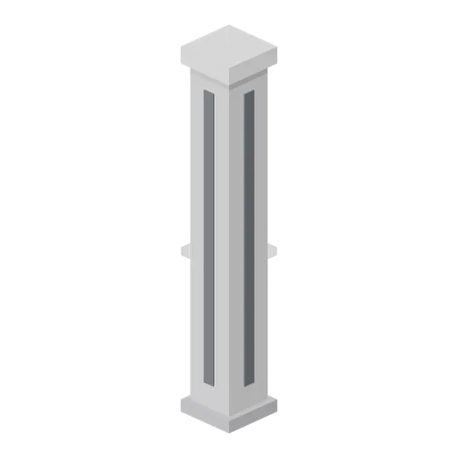 Greybox pillar 0.4 m square (Modular Greybox Architecture Kit)