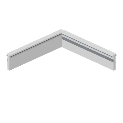 Greybox parapet corner cell (Modular Greybox Architecture Kit)