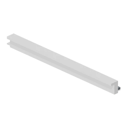 Greybox roof verge trim 4 m (Modular Greybox Architecture Kit)