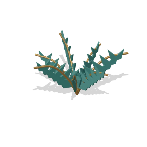 Silverleaf fern rosette (Moonsteel Convergence: MOBA collection)