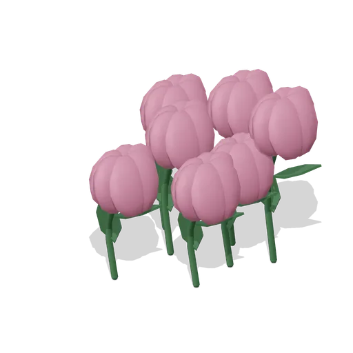 Layered tulip border (Almanac Gardens)