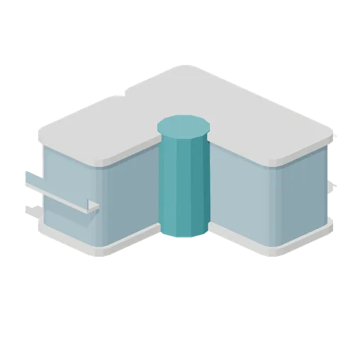 Corner Tower Section (Arcology Towers and Skyways)