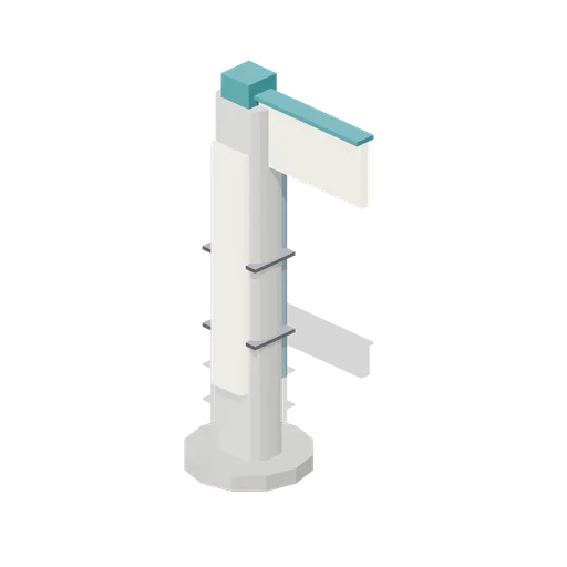 Holographic Signage Pylon (Arcology Towers and Skyways)