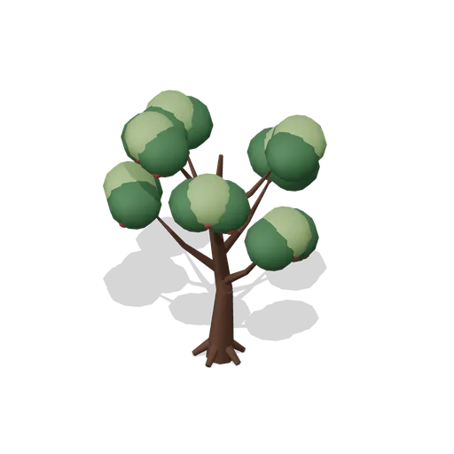 Fruiting apple tree (Almanac Gardens)