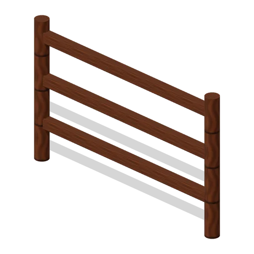 Pen Rail 2m (Creature Husbandry and Transport)