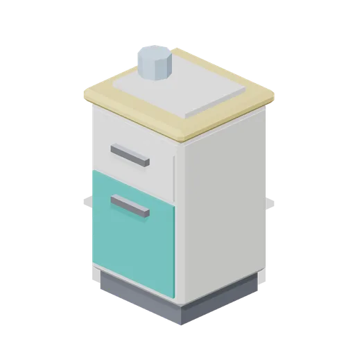 Bedside Cabinet (Hospital Wards and Clinic Operations)