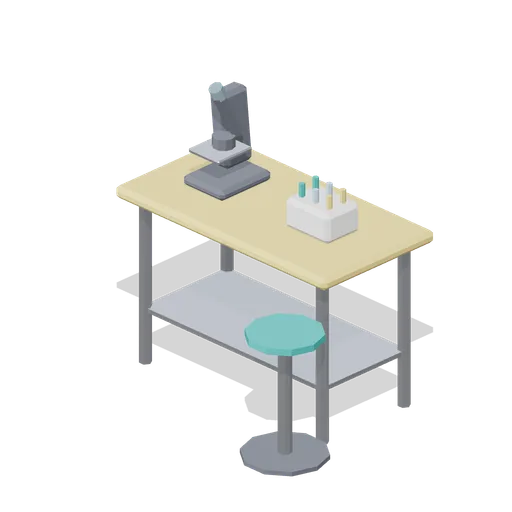 Microscope Bench (Hospital Wards and Clinic Operations)