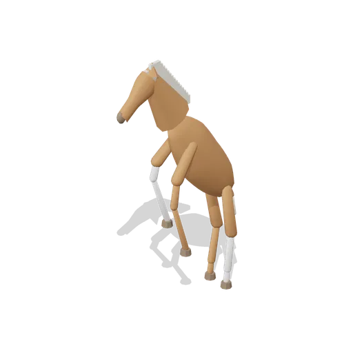 Riding Horse Rearing (Chestnut) (Horse Stables and Equestrian Yard)