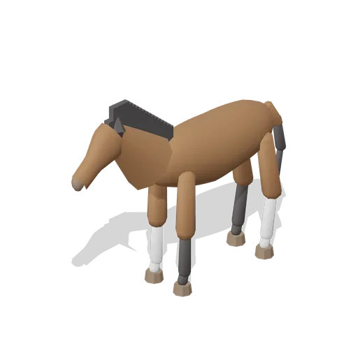 Pony Standing (Bay) (Horse Stables and Equestrian Yard)