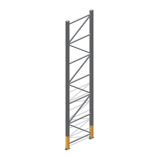 Pallet rack upright frame 4 m (Hardware Store and DIY Warehouse)