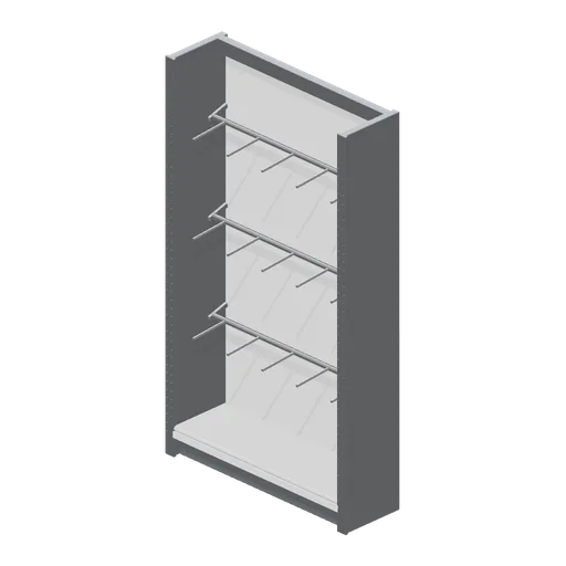 Hanging rail shop bay (Hardware Store and DIY Warehouse)