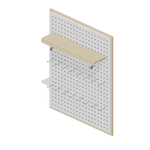 Tool pegboard panel (Hardware Store and DIY Warehouse)