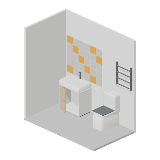 Bathroom vignette display bay (Hardware Store and DIY Warehouse)