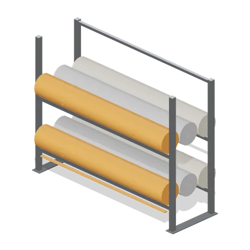 Carpet roll rack (Hardware Store and DIY Warehouse)