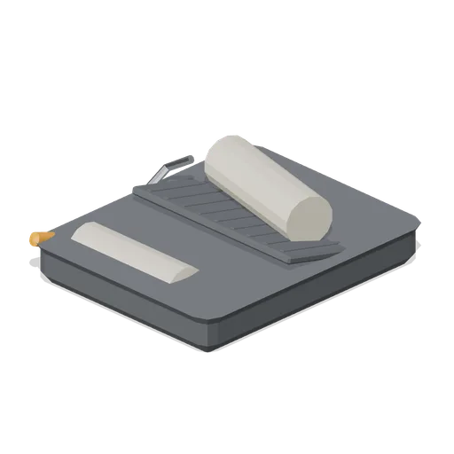Paint roller and tray (Hardware Store and DIY Warehouse)