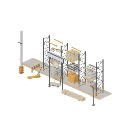 DIY warehouse aisle (Hardware Store and DIY Warehouse)