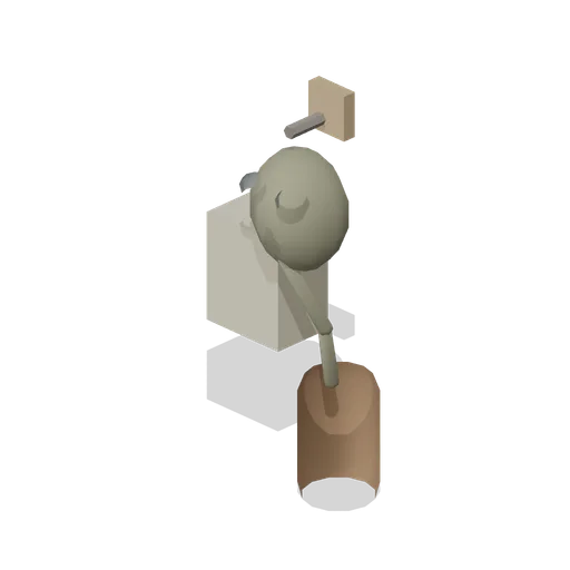 Gas Mask On Hook (Trench Line 1917)