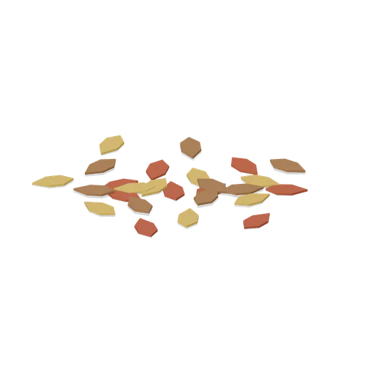 Scattered autumn leaves (Almanac Gardens)