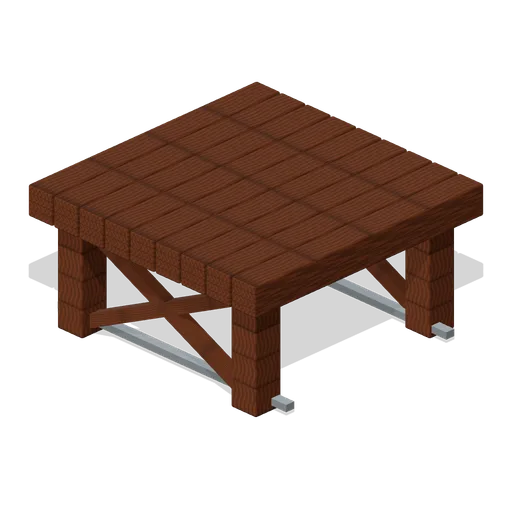 Cross Braced Foundation Reinforced (Modular Survival Base Builder)