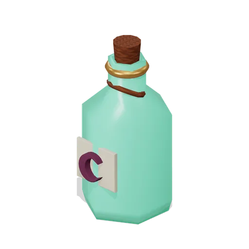 Hexagonal poison bottle (Hollowwick Halloween)