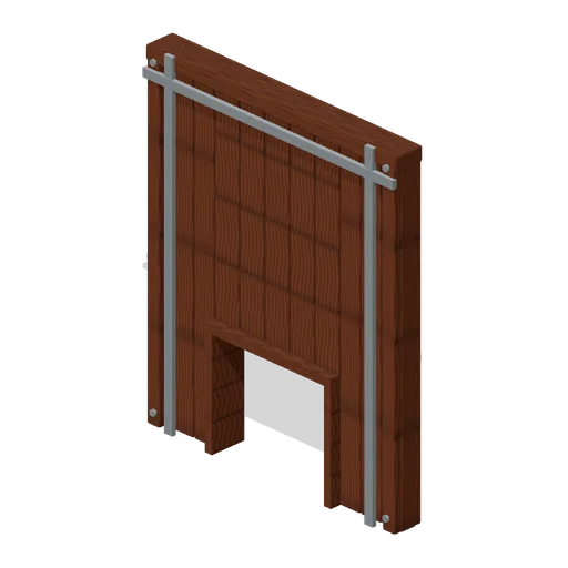 Wall Low Pass Through Reinforced (Modular Survival Base Builder)