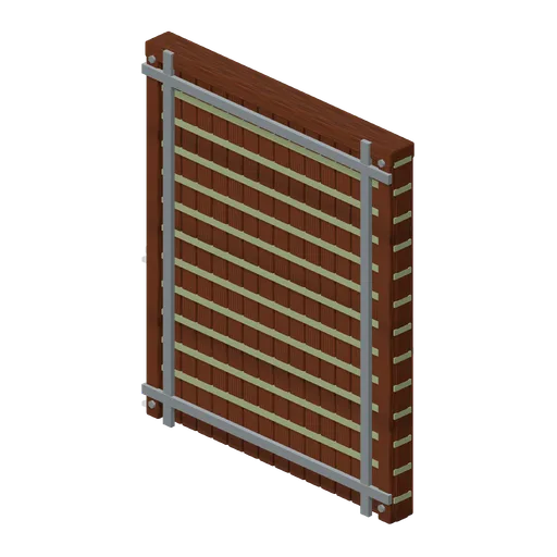 Wall Wattle Panel Reinforced (Modular Survival Base Builder)