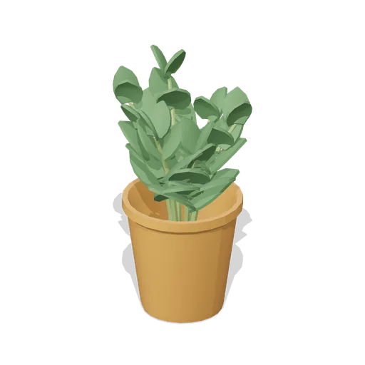 Potted Basil (Fresh Produce and Groceries)