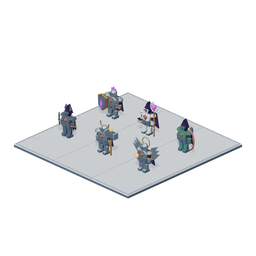 Six champions: class lineup (Moonsteel Convergence: MOBA collection)