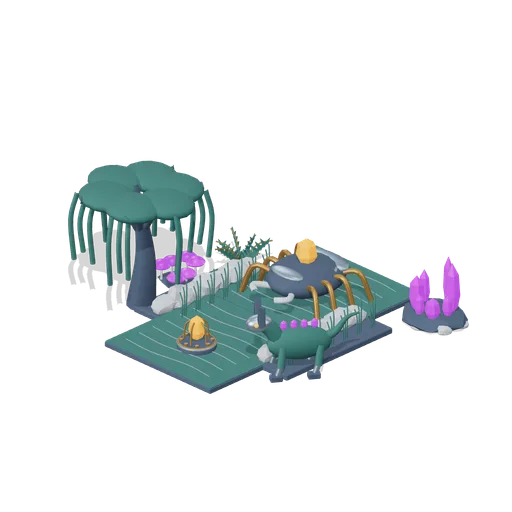 River jungle encounter (Moonsteel Convergence: MOBA collection)