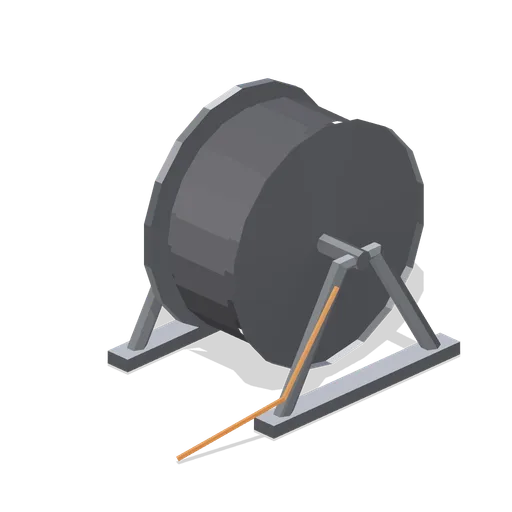 Blasting wire spool (Underground Mine and Shaft Works)
