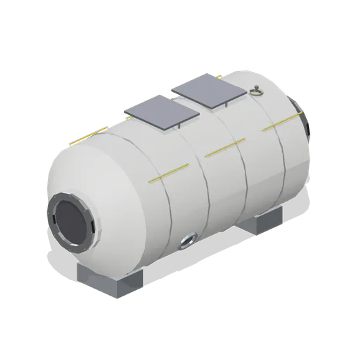 Crew habitation module (Orbital Station and Docking Bays)