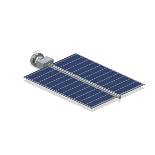 Deployed solar array wing (Orbital Station and Docking Bays)
