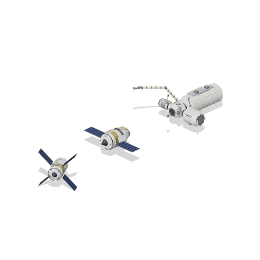 Docking Approach (Orbital Station and Docking Bays)