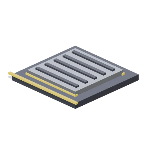 Floor pressure plate in a frame (Animated Mechanisms Kit)