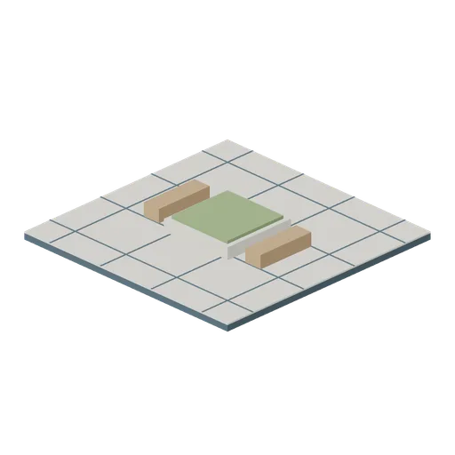Pedestrian Plaza (Voxel City Districts)