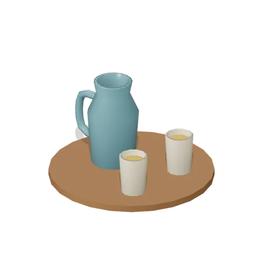 Garden lemonade tray (Almanac Gardens)