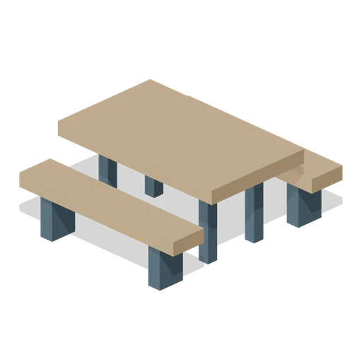 Picnic Table (Voxel City Districts)
