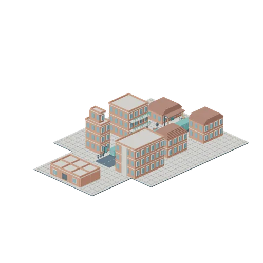 Residential Street (Voxel City Districts)