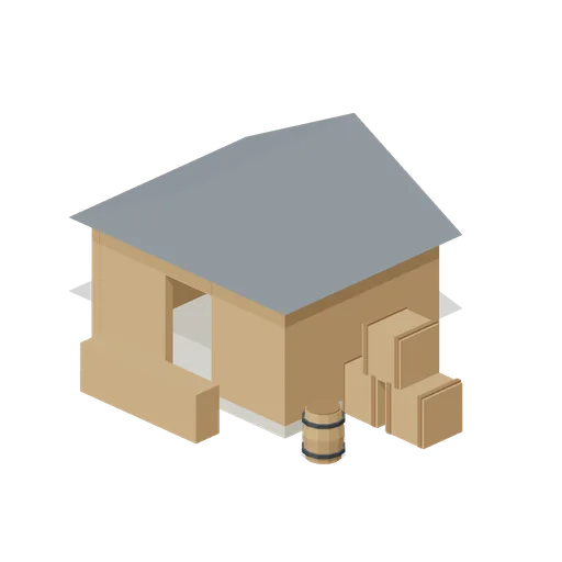 Medieval RTS Faction Buildings: Quartermaster Store