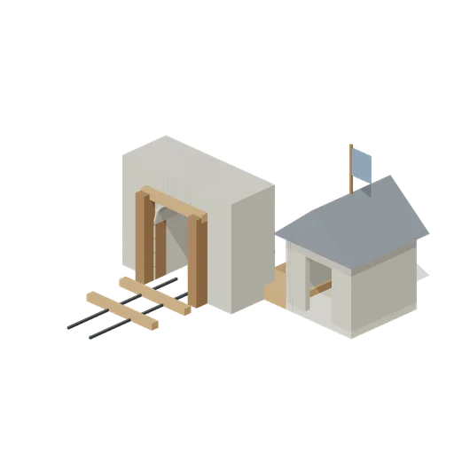 Mine Entrance Upgraded (Medieval RTS Faction Buildings)