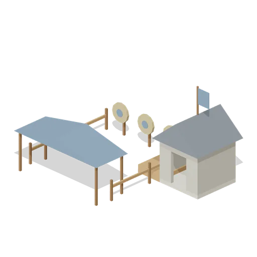 Archery Range Upgraded (Medieval RTS Faction Buildings)