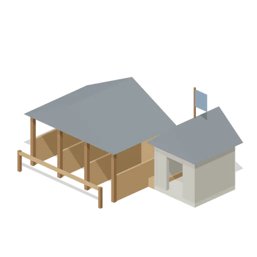 Cavalry Stables Upgraded (Medieval RTS Faction Buildings)