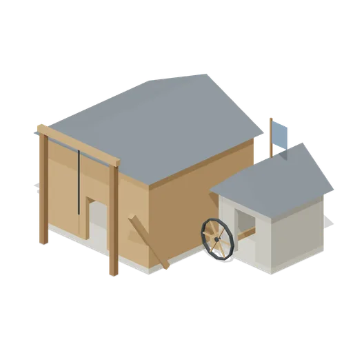 Siege Workshop Upgraded (Medieval RTS Faction Buildings)