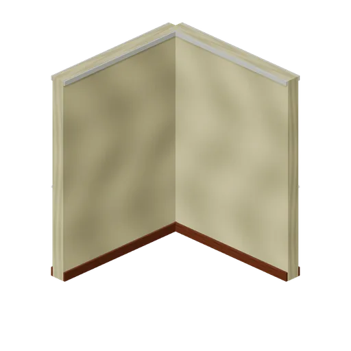 Wallpaper inside corner (Backrooms and Liminal Spaces Kit)